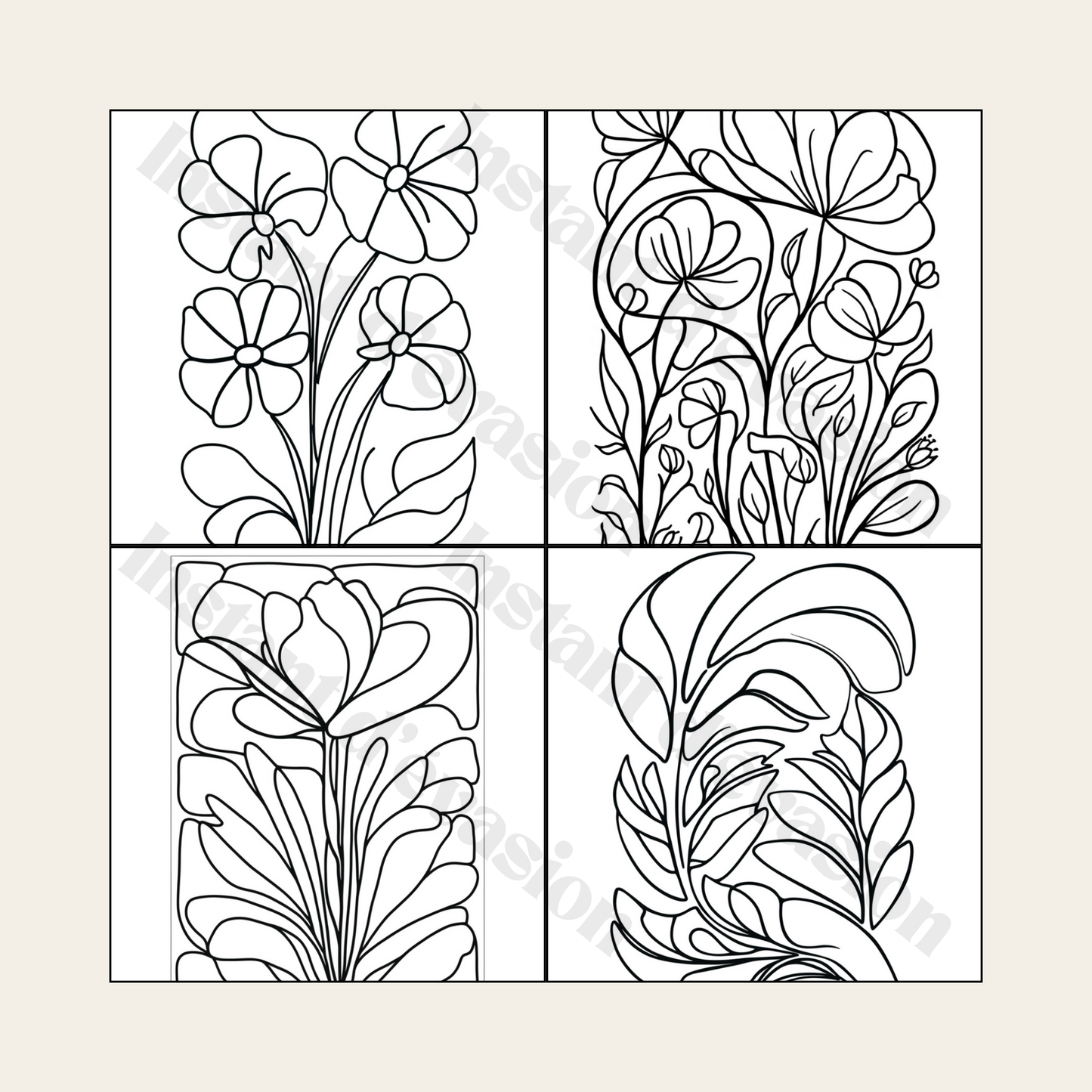 Pack 5 Livres de Coloriage Anti-Stress | Buvard Offert