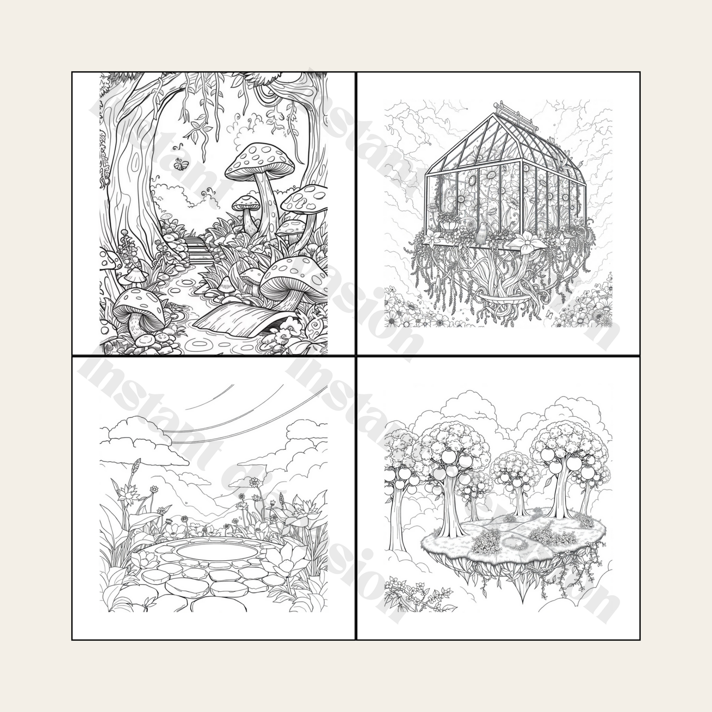 Pack 5 Livres de Coloriage Anti-Stress | Buvard Offert