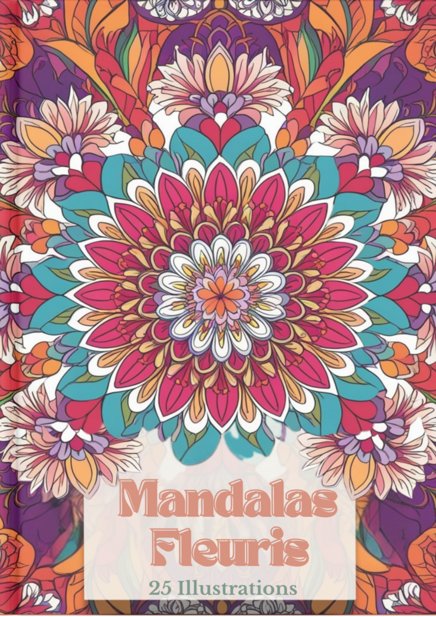 Mandalas Fleuris – 25 Dessins Apaisants à Colorier