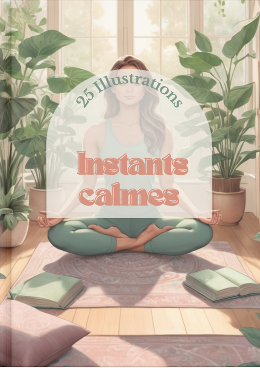 Instants Calmes – 25 Illustrations à Colorier