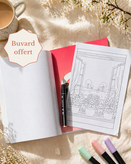Livre de coloriage Printemps — 31 pauses pour recharger vraiment