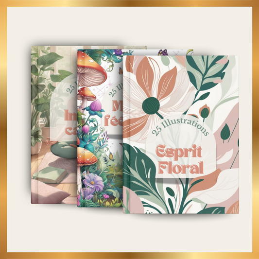 Pack Évasion | Livres de Coloriage Anti-Stress | Buvard Offert