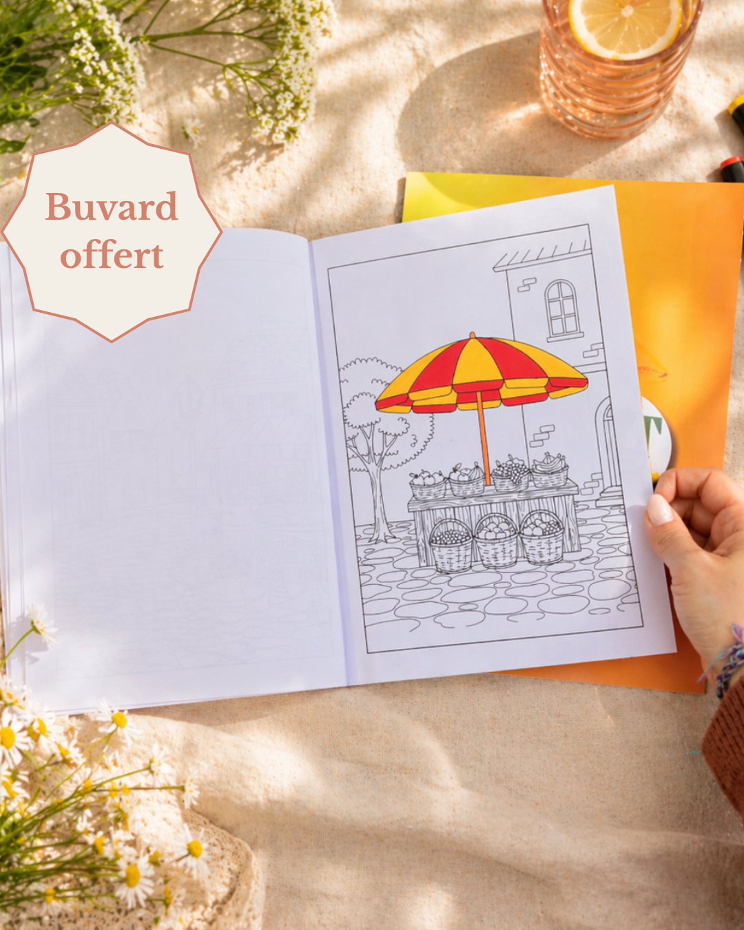 Livre de coloriage Été — 31 pauses pour recharger vraiment