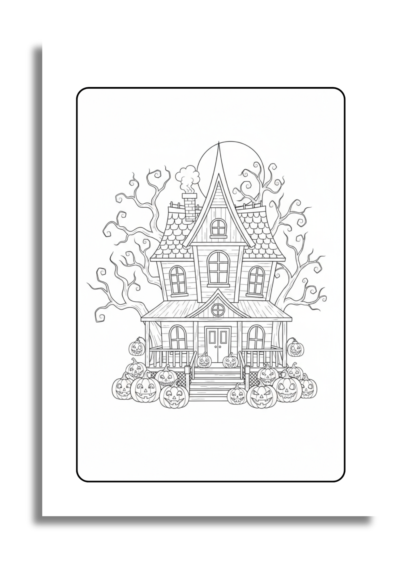 Un Halloween à Colorier – 25 Illustrations Envoûtantes