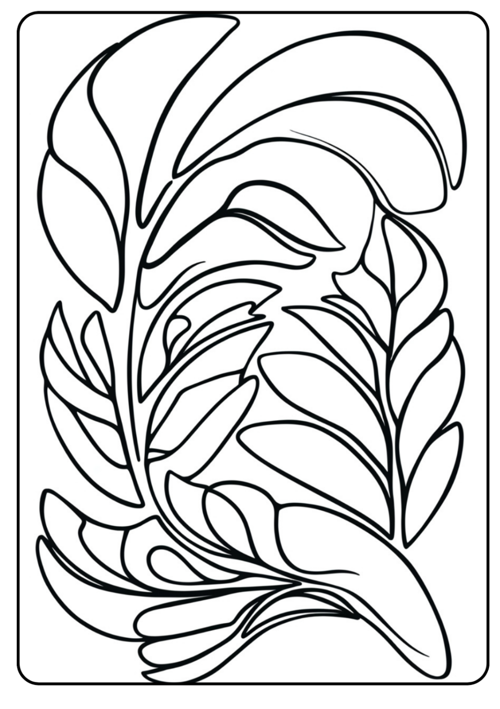 Esprit floral – 25 fleurs abstraites à Colorier