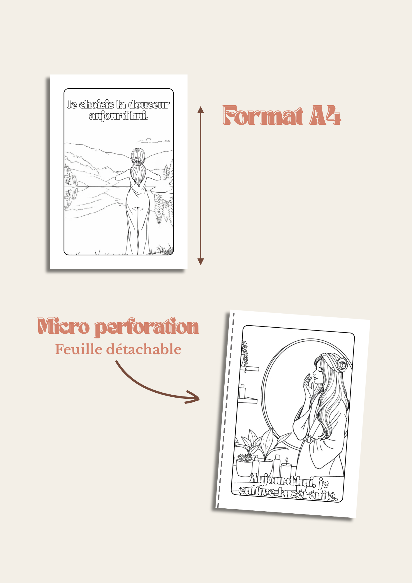 Instants Calmes – 25 Illustrations à Colorier