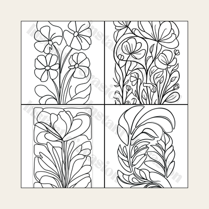 Pack 5 Livres de Coloriage Anti-Stress | Buvard Offert