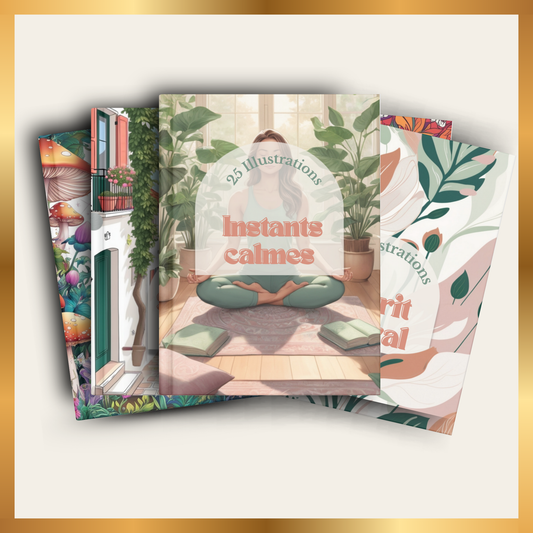 Pack 5 Livres de Coloriage Anti-Stress | Buvard Offert