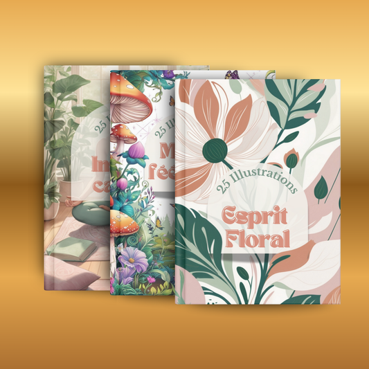 Pack Trio | Livres de Coloriage Anti-Stress | Buvard Offert